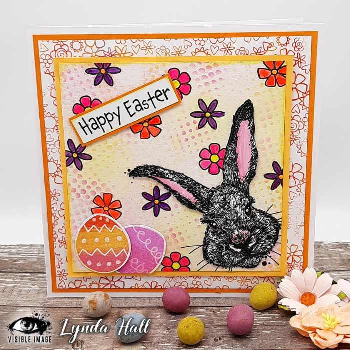 Easter Bunny Stamp Card